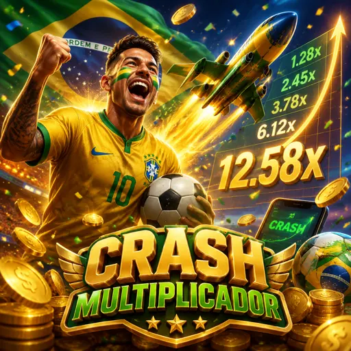 Painel de crash game exibindo histórico de multiplicadores anteriores