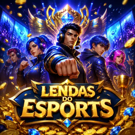 Cena de eSports competitivo em arena iluminada