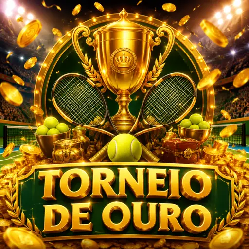 Banner de torneio promocional da Q98 com destaque dourado sobre fundo escuro